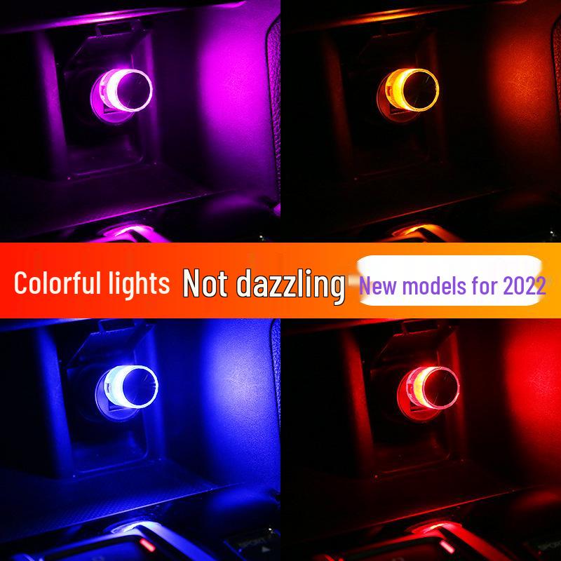 Wireless USB Interior LED Atmosphere Lights for Cars - Color-Changing and Easy To Install