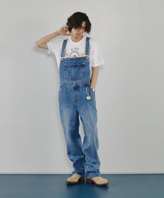 Modenaleudeo Klassischer Overall Jeanshose (Mittelblau)