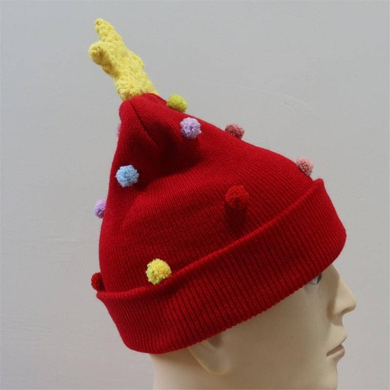Christmas Celebration Hat Youth Christmas Headgear Interactive Holiday Hat for Outdoor Activity