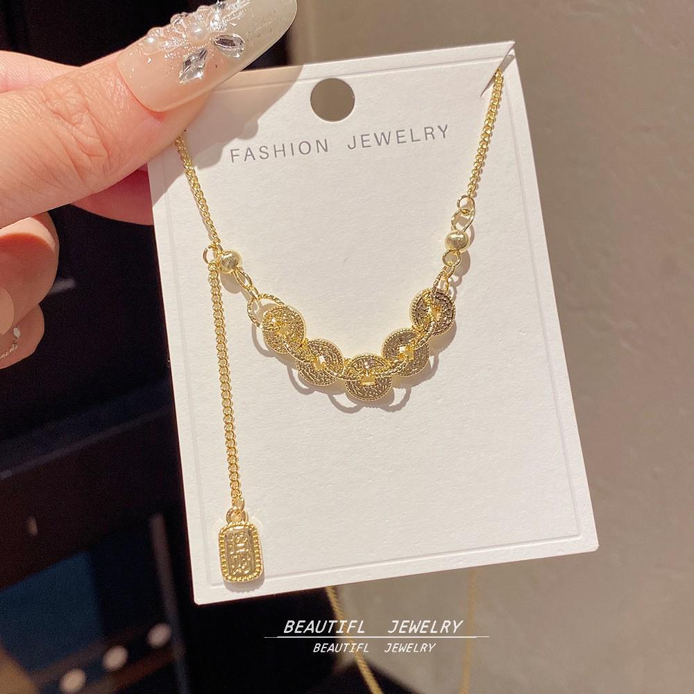 Exquisite Titanstahl Schlüsselbeinkette für Frauen - Schlichtes, elegantes und luxuriöses Design