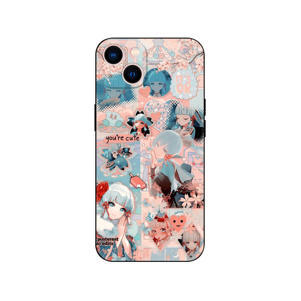 Black Tpu Case For Motorola Edge 20 Lite Pro 2021 S Moto E20 E30 E40 E7 4G G 5G Plus Case Genshin Impact Anime
