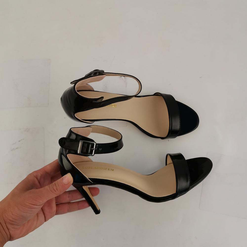 Sandali da Donna Sexy Tacco Alto Sottile Cinturino alla Caviglia Gladiatore Estate Moda Marca Sandalo Fascia Stretta Scarpe da Festa Matrimonio scarpa