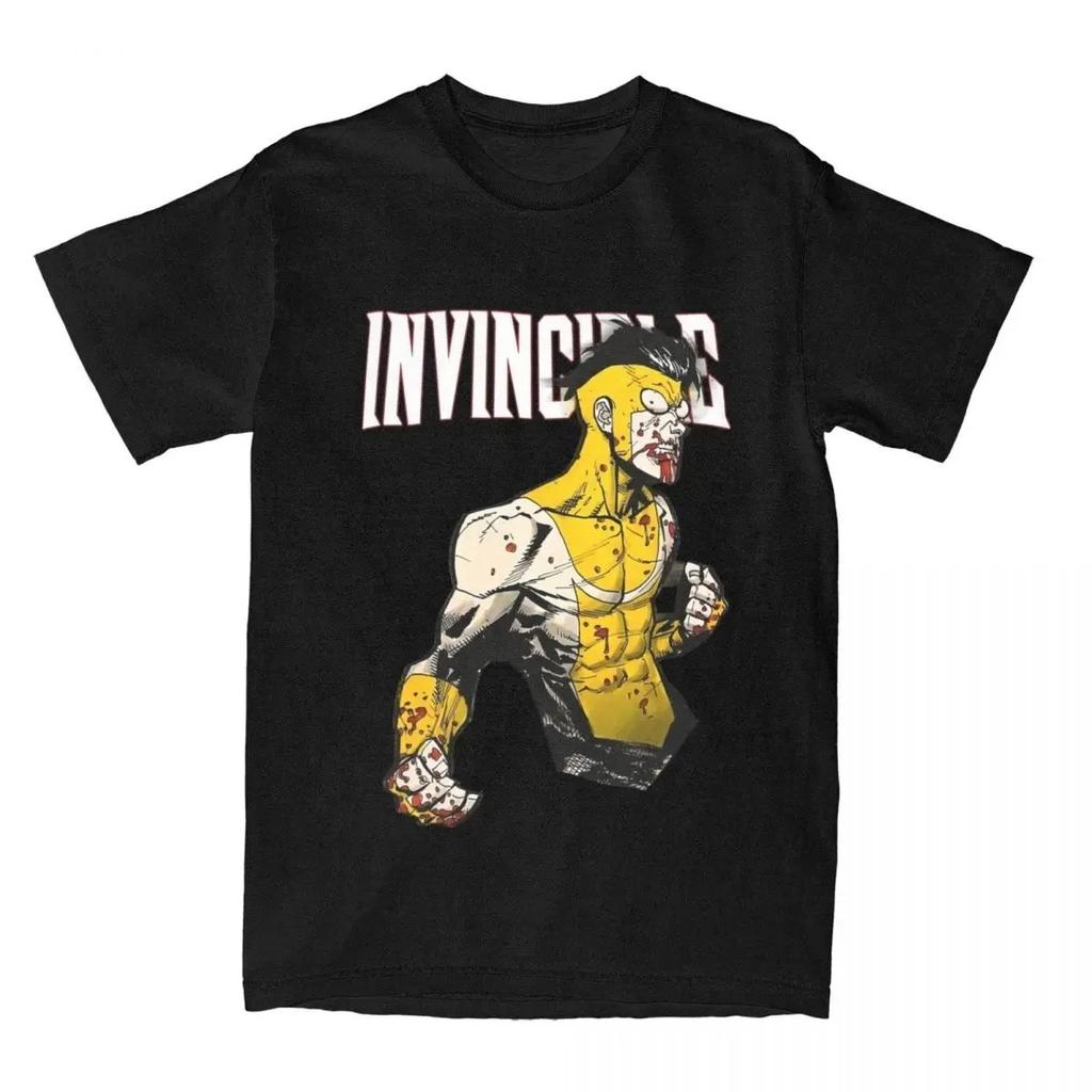 New 2026 Invincible Tee Cartoon Series Cotton Graphic Print Unisex Invincible Highend Luxury Unisex Style Both of Unisex and Unisex