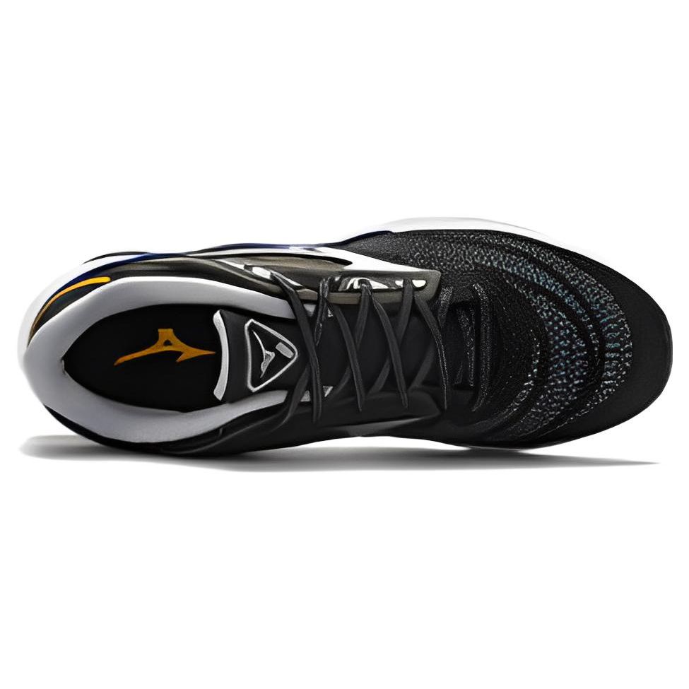 Mizuno Creation 23 Tessuto Retro Assorbimento degli Urti Antiscivolo Durevole Scarpe da Allenamento e Corsa Basse Unisex sneaker Nero Bianco J1GC220154