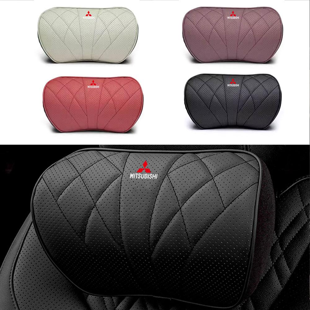 Car Memory Foam Headrest Lumbar Support Pillow Seat Pad Cushion Accessories For Mitsubishi Ralliart ASX Lancer L200 Pajero ASX