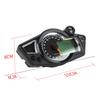 Universal LCD Digital Motorcycle Odometer Speedometer Meter Instrument Adjustable MAX 199KM/H 14000 RPM  For 2,4 Cylinder