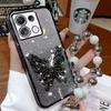 3D Butterfly Phone Holder Bead bracelet Glitter Plating Case for Xiaomi Redmi Note 13 12 11 10 9 8 11S 10S 9S Pro Plus 4G 5G