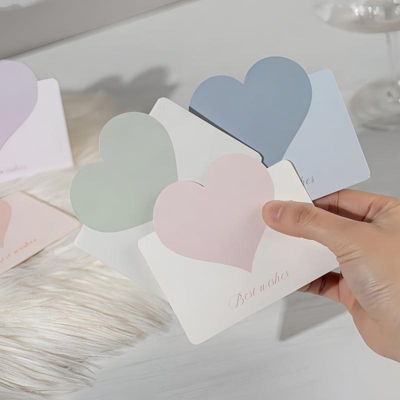 10pcs Love 3D Card Festival Universal Card Valentine's Day Christmas Blessing Card Gratitude Card Wedding Gift Decoration Card