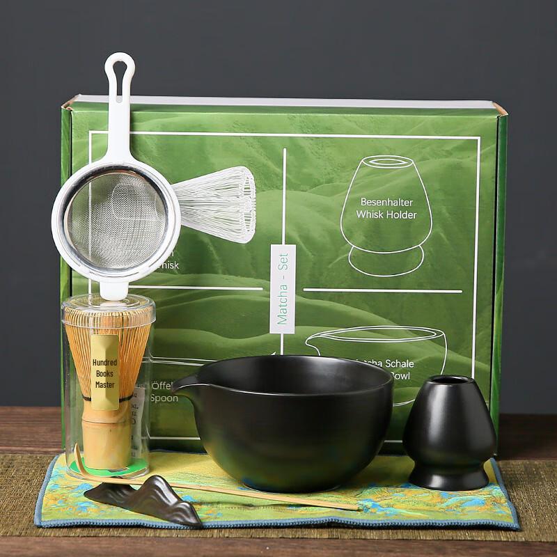 

Японский керамический набор для взбивания матча