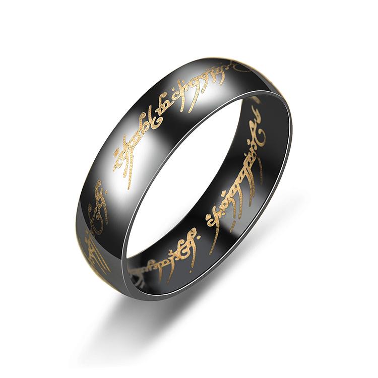 Lord of the Rings Stainless Steel Magic Ring - Popular In Europe & America