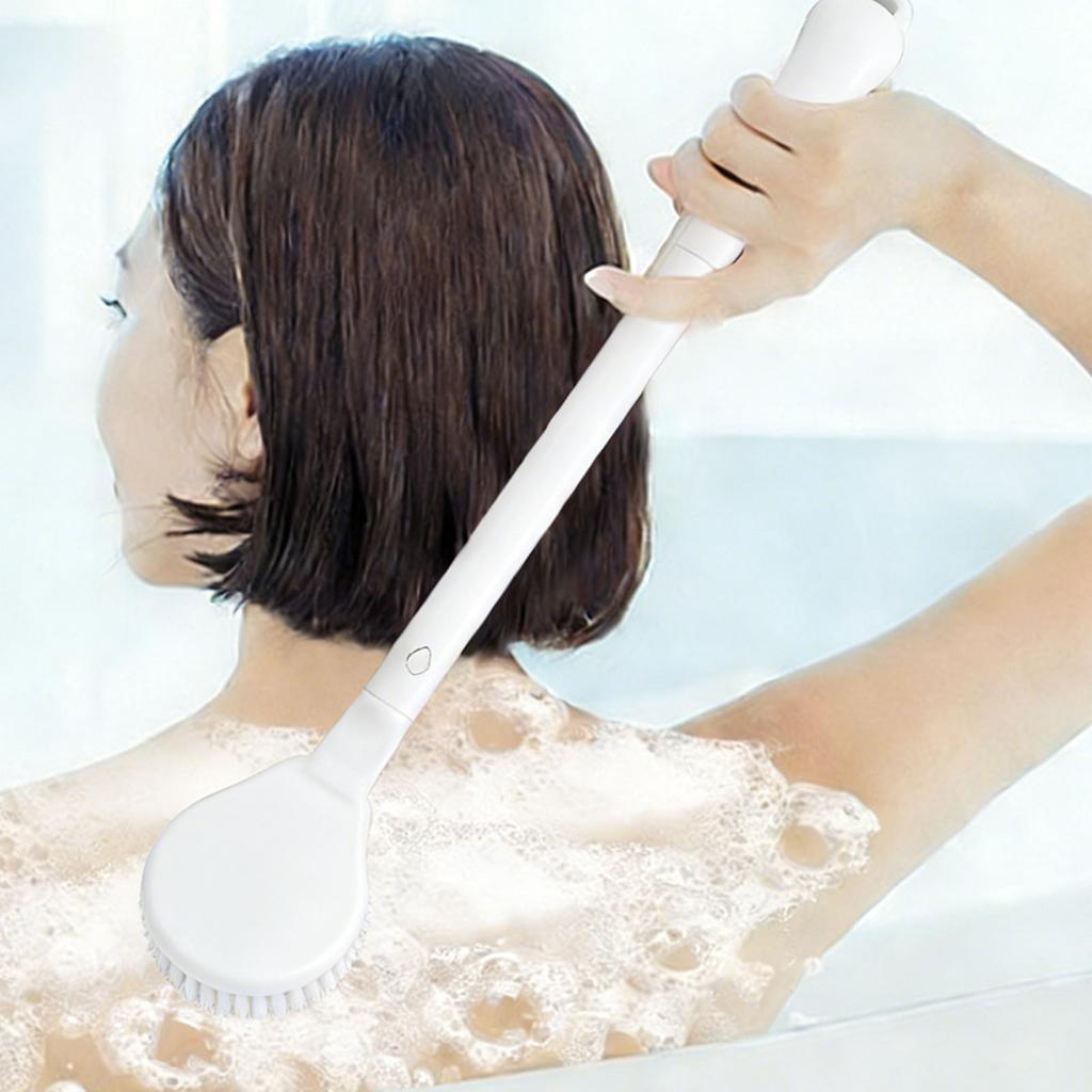 Handle Bath Brush Back Foot Scrubber Detachable Massage Shower Cleaning Exfoliation Brush
