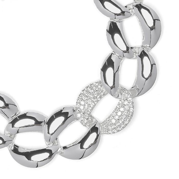 Bracelet - LUXENTER - Shinthi - Oxyde de zirconium - Finition rhodium - Longueur 18 cm
