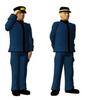 Beaver Corporation Scale Japanese Navy Officer and Lookout 3D Printer BELF7218 1/72 Figures, 29-Piece Set, Kit,