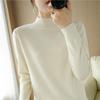 Damegenser MODERN NEW SAGA Vårullgensere Turtleneck strikket genser Høst Dame Jumper Strikket Topp