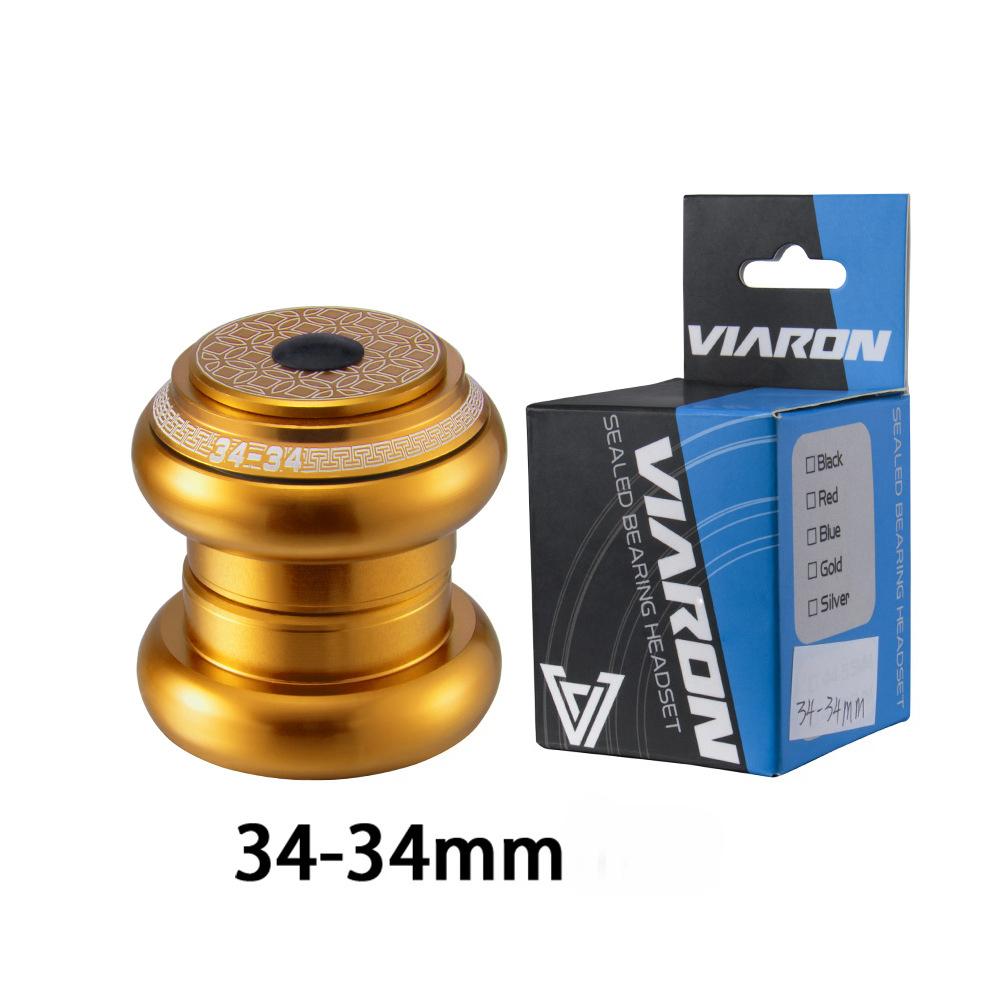 VIARON MTB Bicycle Headset Bearing Frame Head Tube Accessories Bicycle Parts 34MM Sealed Bearing 44MM Semi-integrated Headsets2