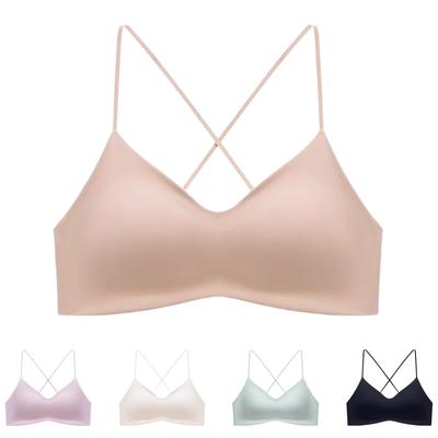Women's Underwear Thin Cross Back Underwear Collar Strap Bra