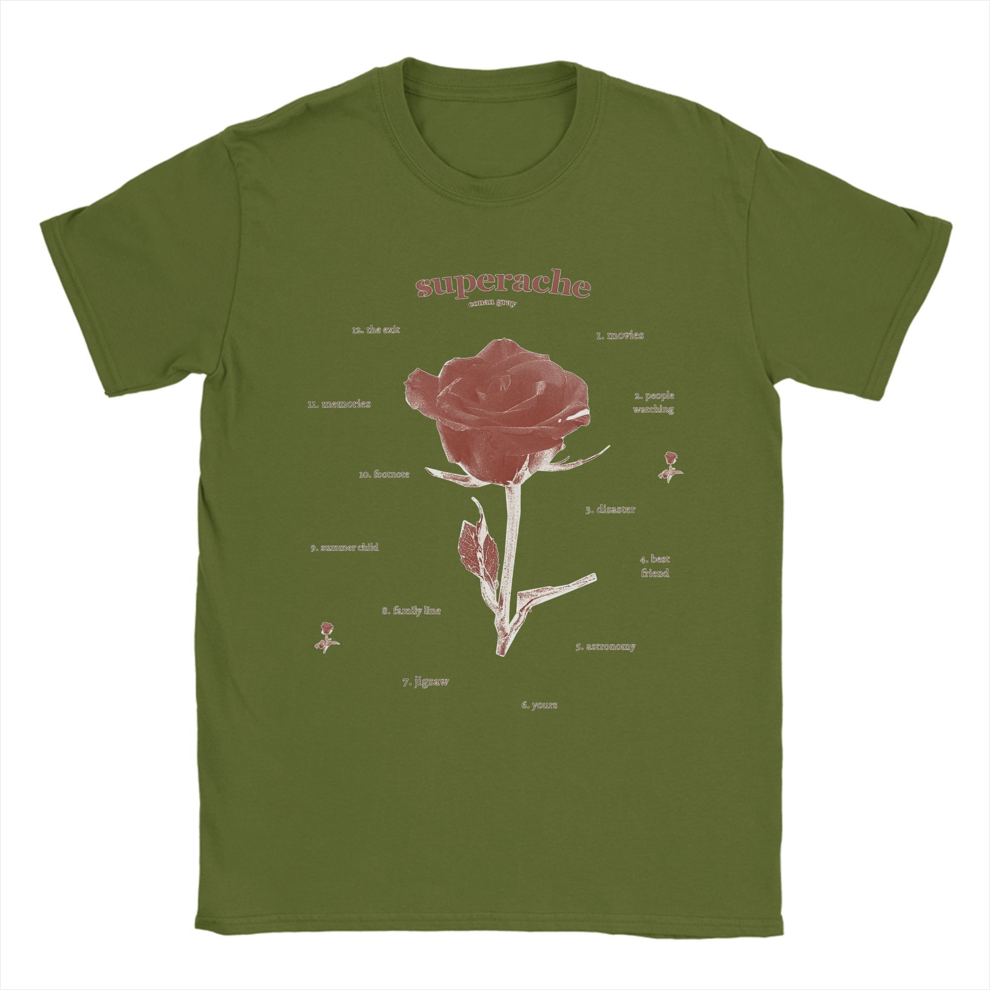 

Conan Gray Superache Found Heaven T Shirt Summer Cotton T Shirts For Men Harajuku Casual Tee Shirt Short-Sleeve Clothing 3XL