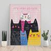 DIY Volledige Boor Diamant Schilderen Kit Schattig Veelkleurig Katten Patroon Creatieve Handgemaakte Canvas Kunst voor Huisdecoratie Wanddecoratie Cadeau