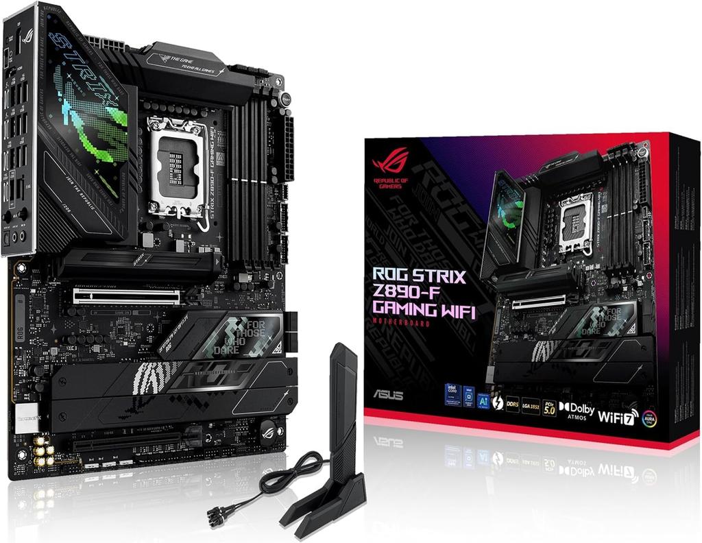 ASUS ROG STRIX Z890-F GAMING WIFI Intel Core Ultra Processors (Series 2) Compatible LGA 1851 Z890 E-ATX Motherboard (Authorized Japanese Distributor)