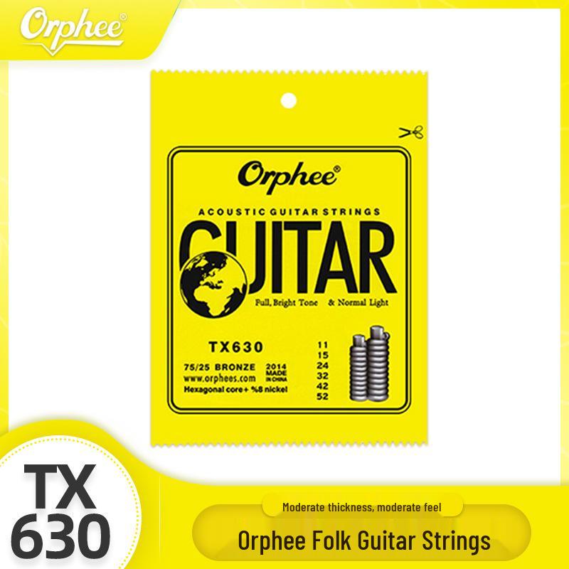 Orphee Folk Acoustic Guitar Strings TX620/630/640 Phosphor Bronze Wound Set