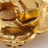CHANEL COCO Mark Flower Earring vintage Plated Gold/Fake pearl flour 21.6g Women Used