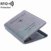 Unisex RFID Leather Passport Bag Document Package Portable Travel Ultra Thin Passport Holder