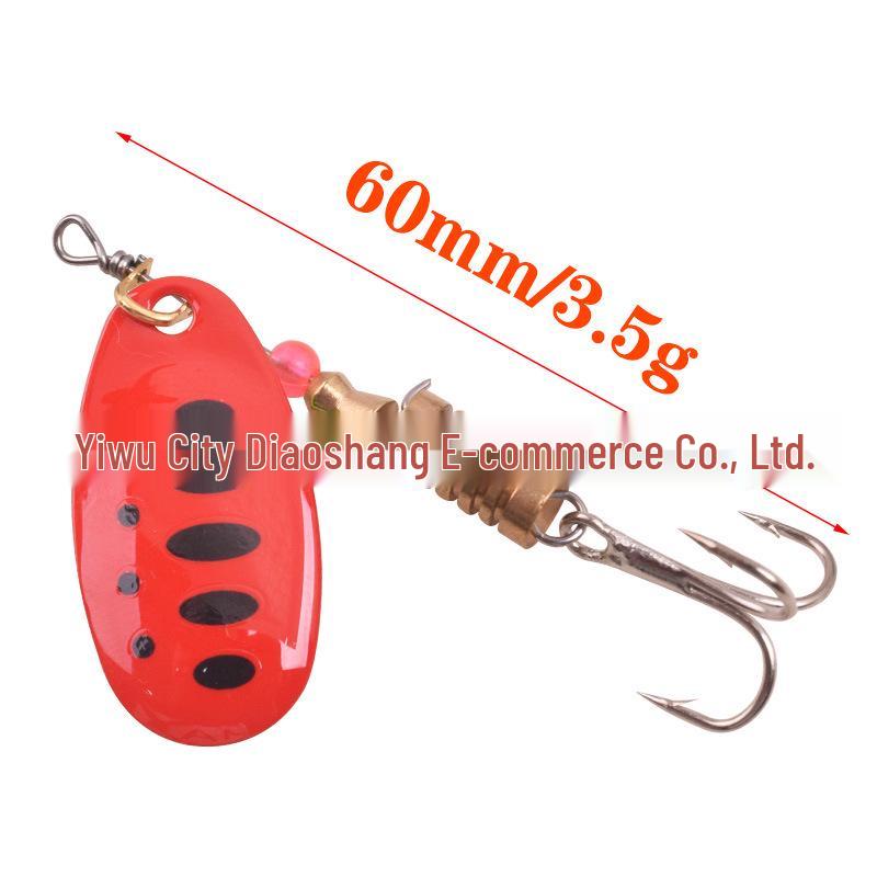 Rotating Hand-Cranked Sequin Blade Spinner Lure Set