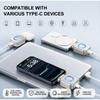 Smart Auto Stop Charging Adapter with Protective Memory Silicone Padding 140w Fast Charging Station Battery Protection Adapter