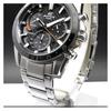 Casio EDIFICE Waterproof and Shockproof Quartz Movement Stainless Steel Strap Japanese and Korean Watch Men's Watch Black Dial EQS-930DB-1AV