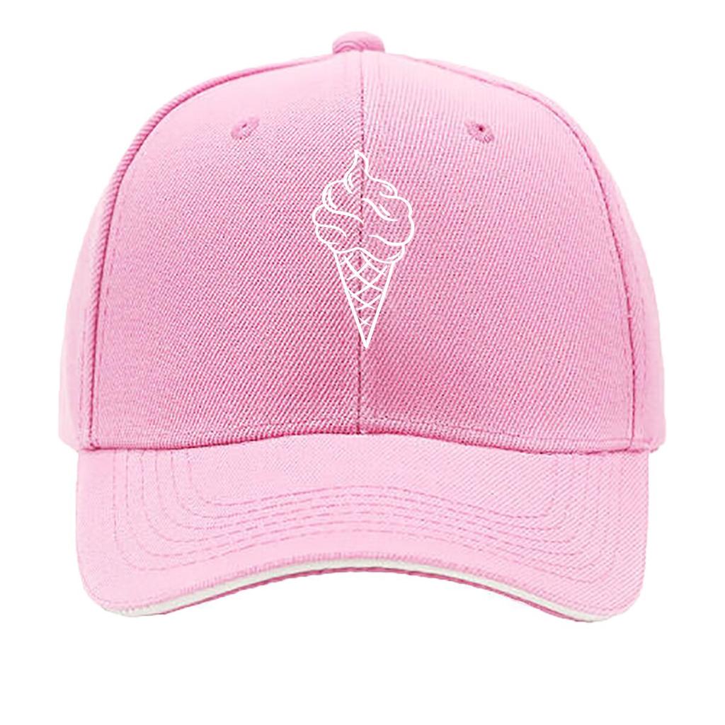 National Ice Cream Cone Day Ice Cream Sun Caps Luxury Cap Anime Hat Hat Beach Golf Wear Unisex Women Sandwich Baseball Cap
