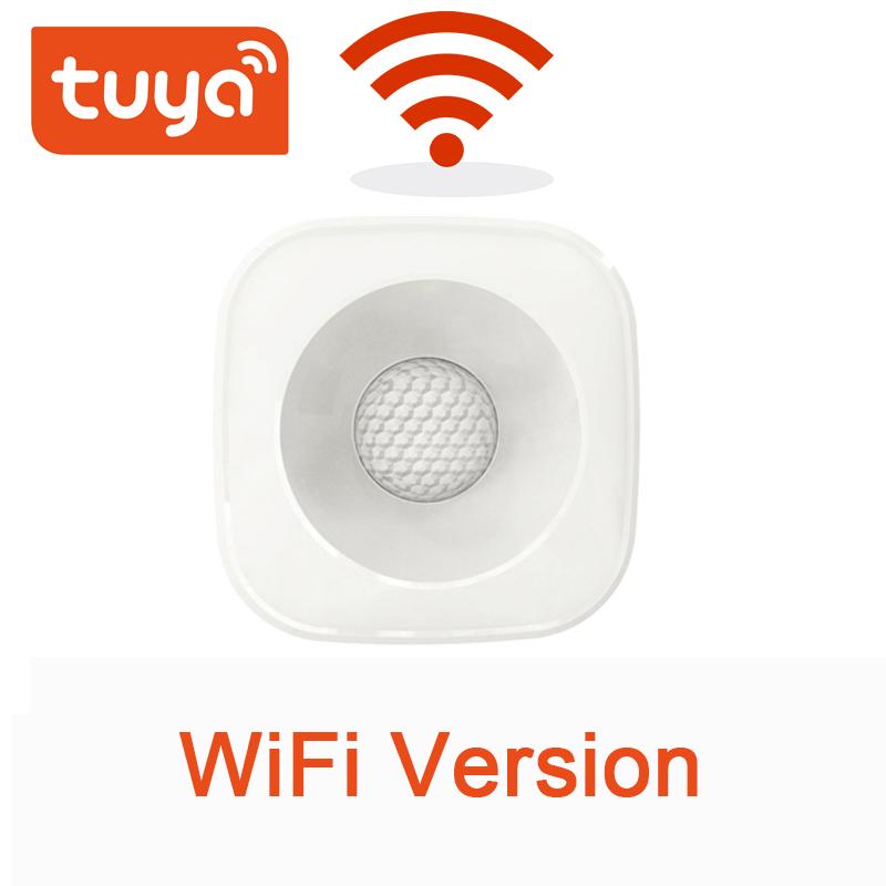 Tuya ZigBee/WiFi PIR Motion Sensor Wireless Infrared Detector Security Burglar Alarm Sensor Smart life APP Control Compatible WiFi version