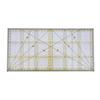 Plastic Clear Ruler Square Patchwork Cloth Ruler Multi-Purpose 30x15cm with Grid Lines for Garment Design for Sewing Crafts