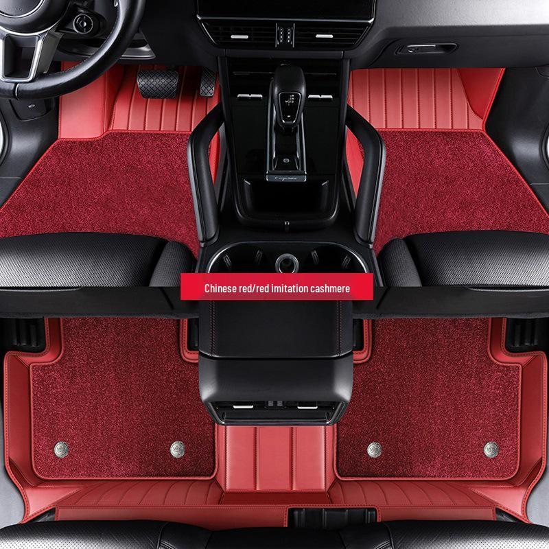 Equation Leopard 5 Genuine Leather Full Coverage Floor Mats for Interior Protection