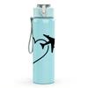 1PC Heart Airplane Minimal Line Art 750ml Color Plastic Sports Water Bottle Leakproof Flip Straw Lid Suitable for Sports Office Home Use