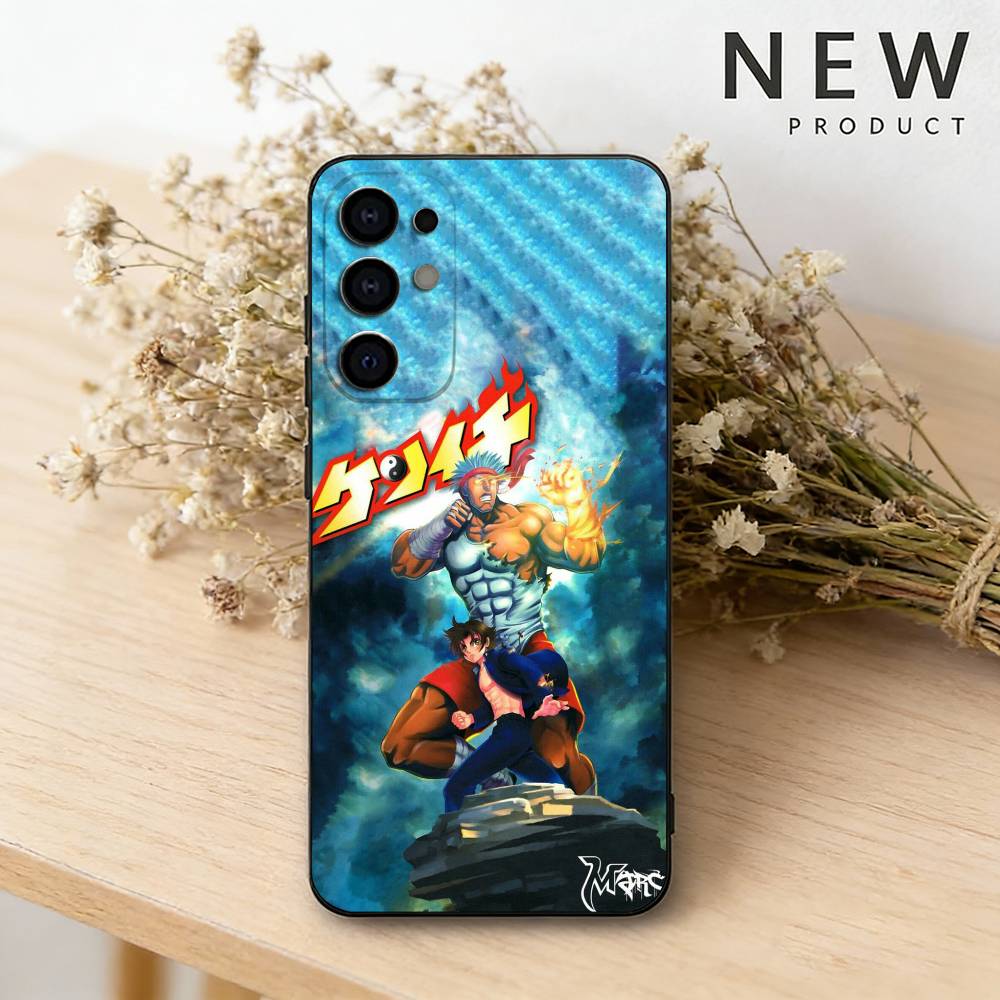 K-Kenichi – Der mächtigste Schüler – Handyhülle für Samsung S26, 25, 24, 23, 22, 30, 21, 10, 9, Ultra, Plus, Lite – Schwarze, weiche Hülle