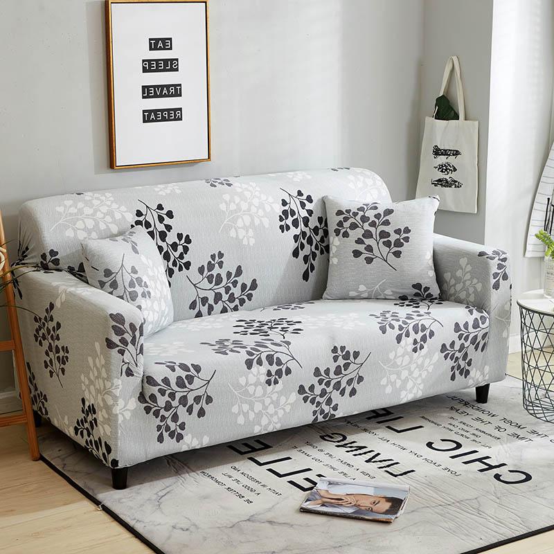 Stretch Sofa Slipcover Spandex Sofa Cover For Living Room Elastic Sofa Towel Furniture Protector Chair Couch Cover L-Shape Cover