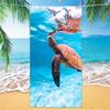 1pc Dolphin Octopus Animal Large Beach Towel, Quick Drying Water Absorbing Beach Towel, Swimming, Vacation, Camping Beach Towel