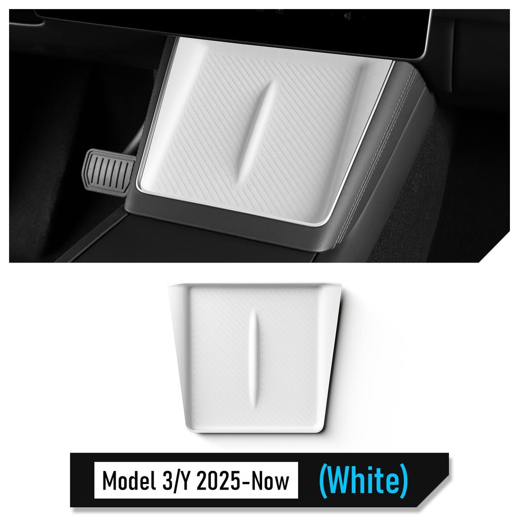 Center Console Wireless Charging Pad for Tesla Model Y Juniper Model 3 2026 2026 Non-slip Charger Mat Car Organizer Accessories