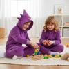 Onesie Kigurumi Pajamas Costume Pokemon Gengar Children' 105 - 115Cm