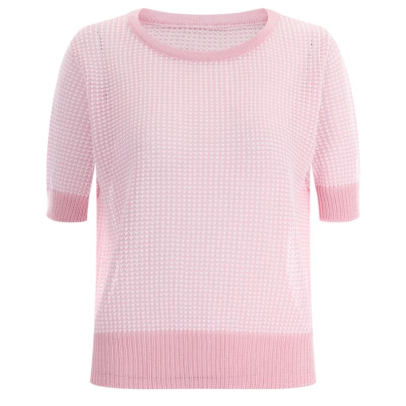 Shop   Women Cooling Round Daily ShorT Sleeve KniT T shirT Sora Bom Wkn 11997