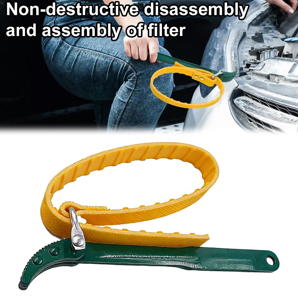Adjustable Car Oil Wrench Filter Disassembly Tool, Belt Wrench, Puller, Car Motorcycle Disassembly And Maintenance Tool