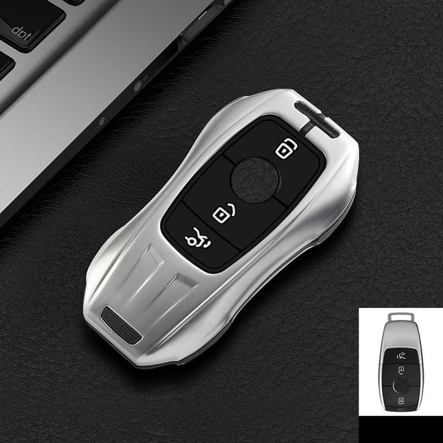Car Remote Key Case Cover Shell for Mercedes Benz A C E S G Class GLC CLE CLA GLB GLS W177 W205 W213 W222 X167 AMG Car Bag