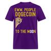 Eww People Dogecoin To the Moon Shirt Doge HODL Crypto Meme T-Shirt Size S-6XL