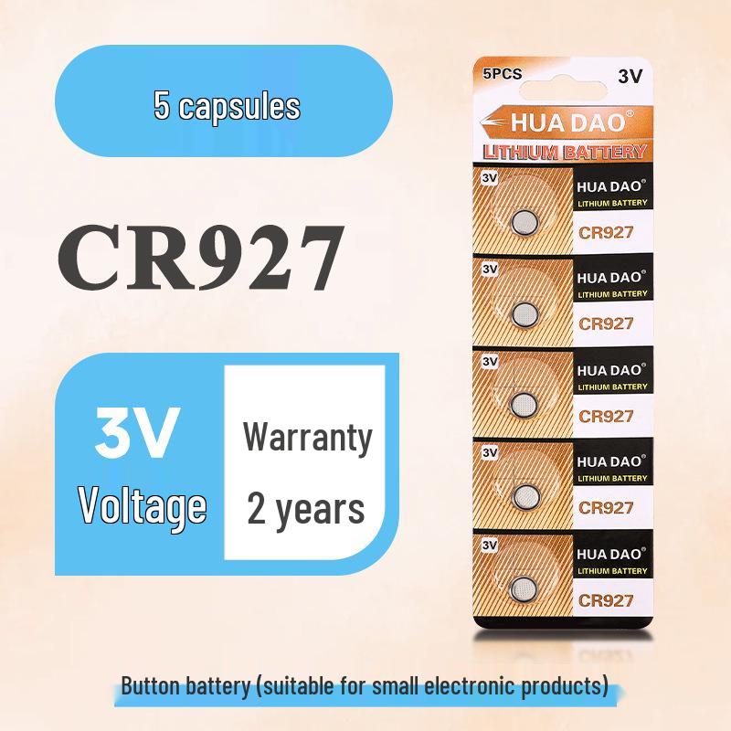 CR2032 Button Batteries: 5-Pack for Electronic Scales and Car Remotes, 3V