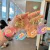 Cartoon Cute Acrylic Bowknot Doll Keychain Couple Bag Hanging Ornament for Friend Gift