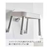 Yamazaki Jitsugyo (Yamazaki) Hook Bath Chair SH25 White Approx. W32 x D31 x H29cm (Sitting height: Approx. 25cm) MIST MIST Breathable and easy to dry