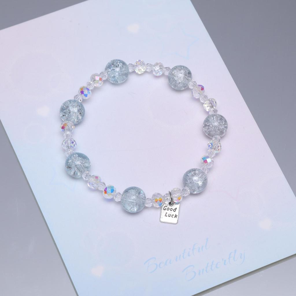 Mori Style Starry Sky Crystal Butterfly Bracelet - Elegant, Versatile Fairy Design for Women and Best Friends