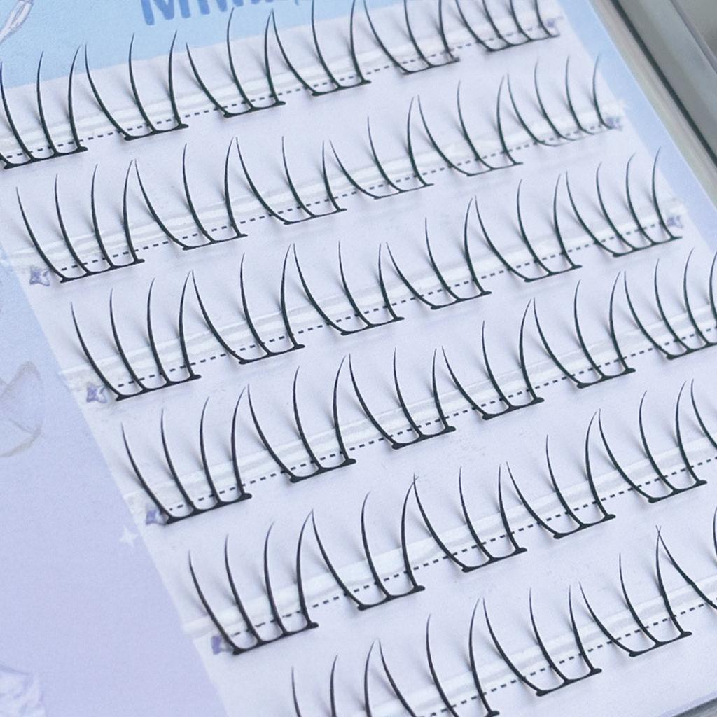 Korean Style False Eyelashes DIY Cat Paw Anime Lashes C Curl Eyelash Cluster for Women Daily Makeup Accessories