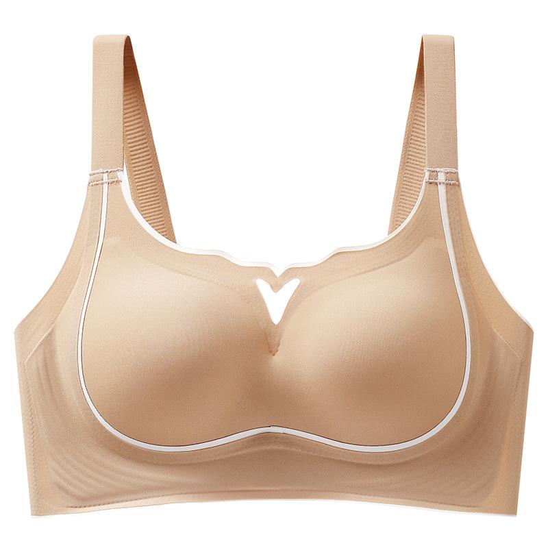 Untouched Lingerie for Women Sexy Without Steel Rims Push Up Bra with Anti Sagging Support Adjustable Gathering Bra
