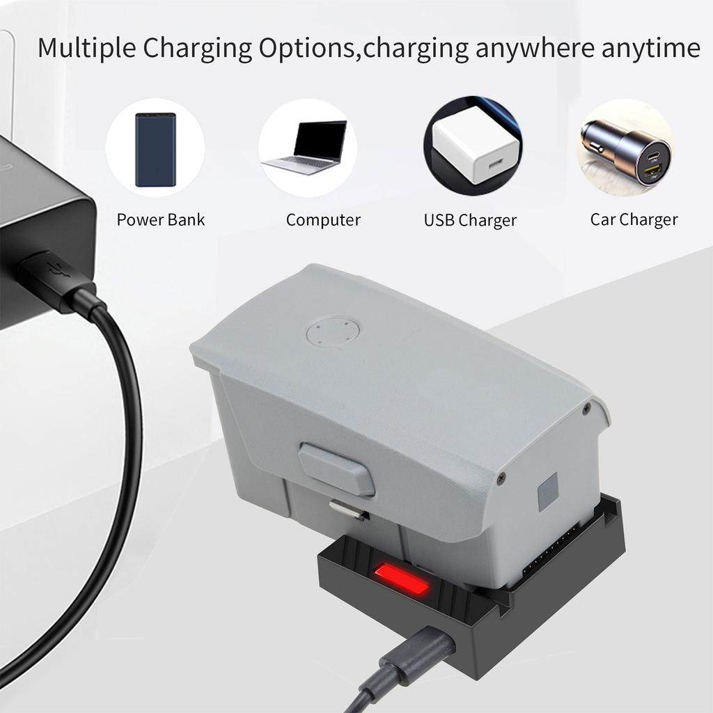 Durability Drones Battery Chargers QC3.0 Rapid Charging Capability USB Port for 13 2V and 12 6V Batteries Charging Hub